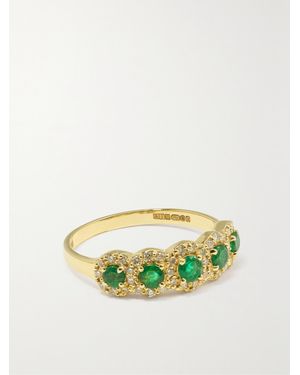 AMRAPALI LONDON 18-Karat, Emerald And Diamond Ring - Green