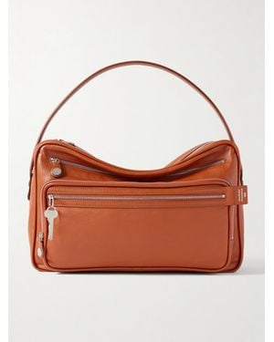 Acne Studios Sac À Main En Cuir À Ornement Medium - Marron