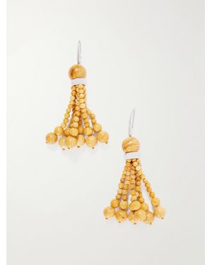 Le Sundial Venice Opera Stone Earrings - Metallic