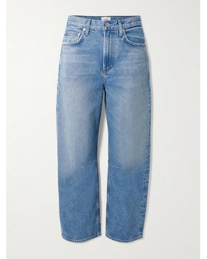 Citizens of Humanity Miro Mid-Rise Barrel-Leg Jeans - Blue
