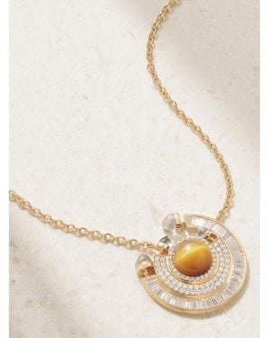 ANANYA Collier En Or 18 Carats (750/1000) Et Pierres Multiples Chakra - Neutre