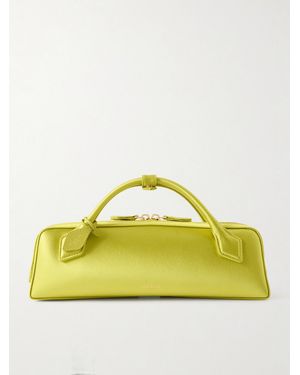 Alaïa Le Teckel Satin Clutch Bag - Yellow