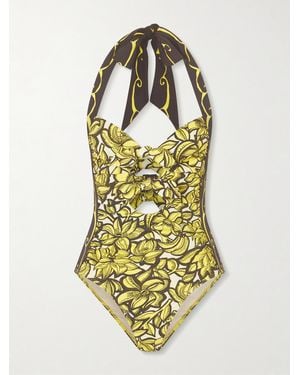 ALÉMAIS Mona Printed Swimsuit - Metallic