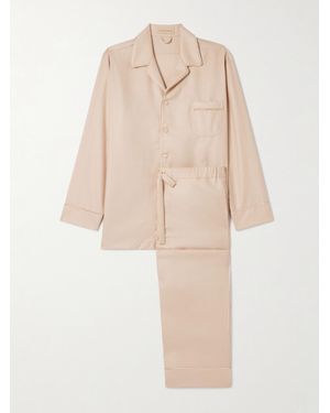Olivia Von Halle Vanderbilt Cashmere Pyjama Set - Natural