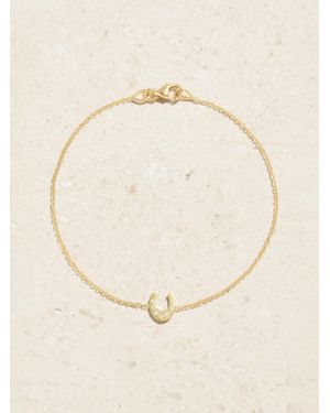 Jennifer Meyer Mini Horseshoe 18-Karat Diamond Bracelet - Natural