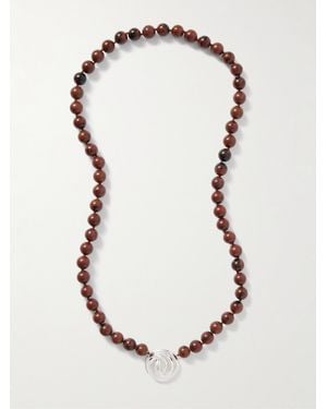 Julietta Collier En Obsidienne Et Plaqué Rhodium - Neutre