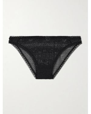 Eres Certitude Leavers Lace Briefs - Schwarz