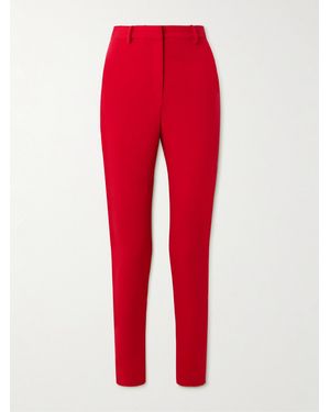 Magda Butrym Stretch-Wool Skinny Trousers - Red