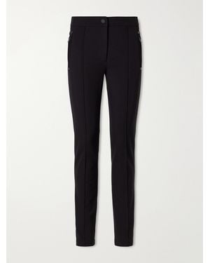 Moncler Skinny Stretch-Twill Straight-Leg Ski Pants - Blue