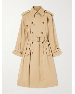 Polo Ralph Lauren Belted Cotton-Gabardine Trench Coat - Natural