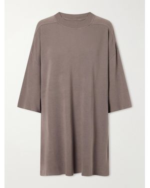 Rick Owens Tommy T Cotton-Jersey T-Shirt - Gray