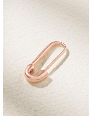 Anita Ko Safety Pin 18-Karat Rose Single Earring - Natural