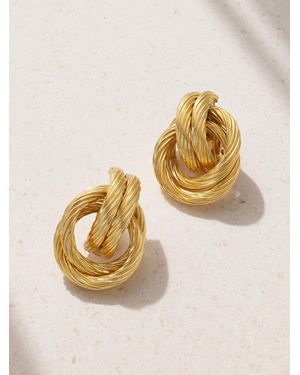 Susan Caplan Givenchy-Plated Clip Earrings - Natural