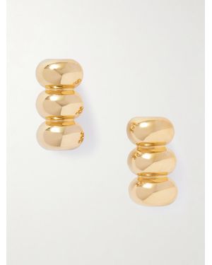 Alaïa Goldfarbene Ohrringe - Mettallic
