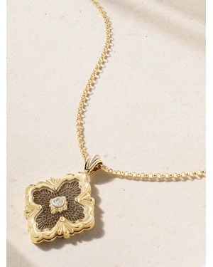 Buccellati Opera Tulle 18-Karat And Diamond Necklace - Natural