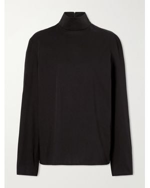 Gucci Cotton-Blend Poplin Shirt - Black