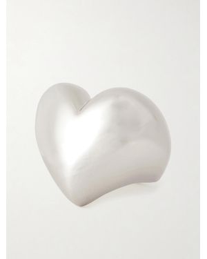 Jennifer Fisher Puffy Heart-Plated Ring - White