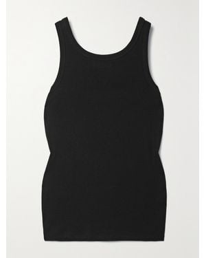 The Row Frankie Tanktop Aus Biobaumwoll-Jersey - Schwarz