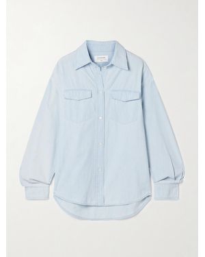 La Ligne Hemd Aus Baumwoll-Chambray - Blau