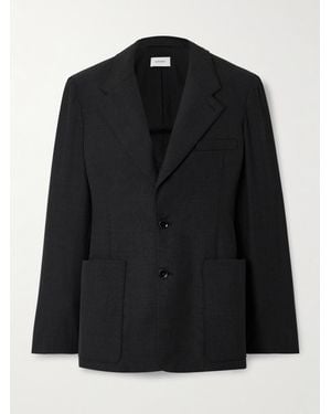 Lemaire Blazer Aus Grain De Poudre - Schwarz