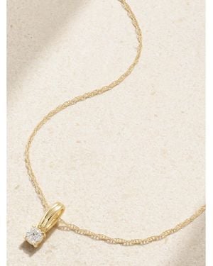 STONE AND STRAND Flow Kette Aus 14 Karat Mit Diamanten - Natur