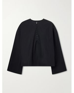 Kallmeyer Marguerite Cotton-Poplin Blouse - Blue