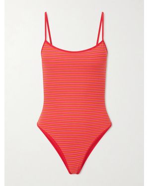 Lido Trentasei Striped One-Piece Swimsuit - Red