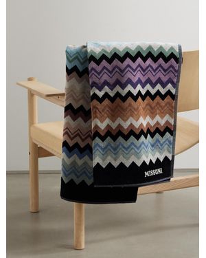 Missoni Adam Striped Cotton-Terry Beach Towel - Multicolour