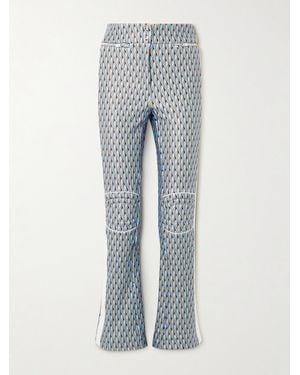 Fusalp Celia Printed Bootcut Ski Pants - Blue
