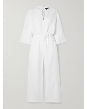 James Perse Linen Jumpsuit - White