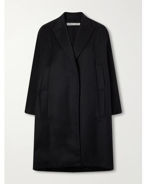 AARON ESH Wool-Gabardine Coat - Black