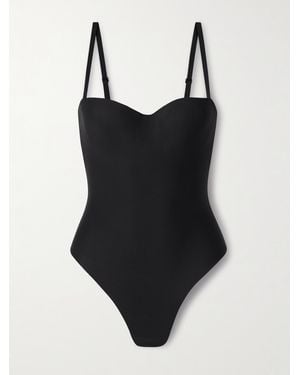 Skims Underwire Thong Bodysuit – Onyx – String-Body - Schwarz