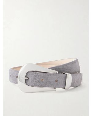 DEHANCHE Colette Suede Belt - White