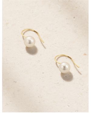Mizuki 14-Karat Pearl Earrings - Natural