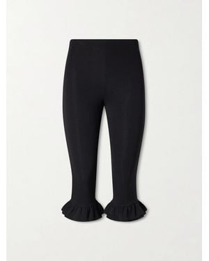 Jacquemus Le Playa Ruffled Jersey Shorts - Blue