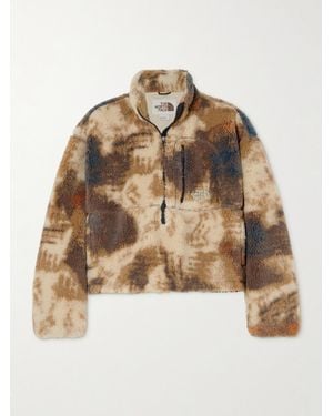 The North Face Heritage Printed Fleece Sweatshirt - Natural
