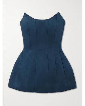 Rebecca Vallance Haut Bustier En Satin Elivera - Bleu