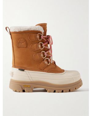 Sorel Caribou Horizon Gtx Genuine Shearling Waterproof Boot - Brown