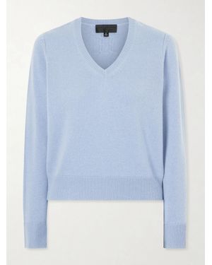 Nili Lotan Camelia Knitted Cashmere Jumper - Blue