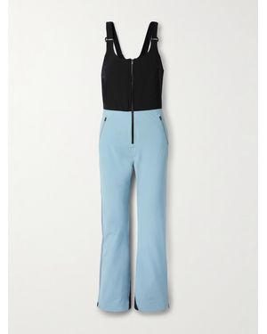 Aztech Mountain Top To Bottom Panelled Stretch Salopettes - Blue