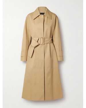 JOSEPH Lowendal Oversized Belted Cotton-Twill Coat - Natural