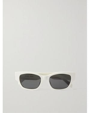 Celine Square-Frame Acetate Sunglasses - Natural