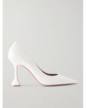 AMINA MUADDI Ami Leather Pumps - White