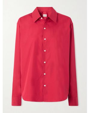 Comme Si Cotton-Poplin Shirt - Pink