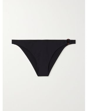 Loro Piana Marine Embellished Bikini Briefs - Black