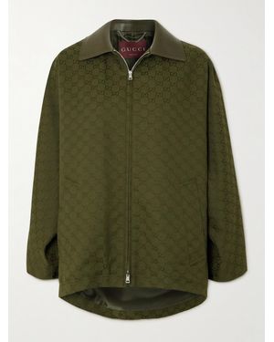 Gucci Veste En Toile Gg, Taille - Vert