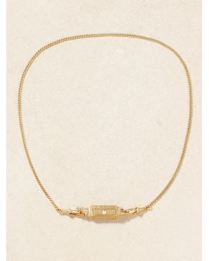 Marie Lichtenberg Coco Baby Locket Kette Aus 18 Karat Mit Diamanten - Natur