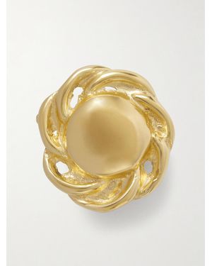 YSSO Echo Idyll Goldfarbene Brosche - Mettallic