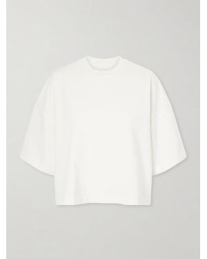 SLVRLAKE Denim Box Cotton-Jersey T-Shirt - White
