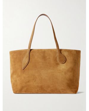Liffner Mega Sprout Tote Aus Veloursleder - Natur